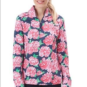 Pink Floral Pullover by Mud Pie
